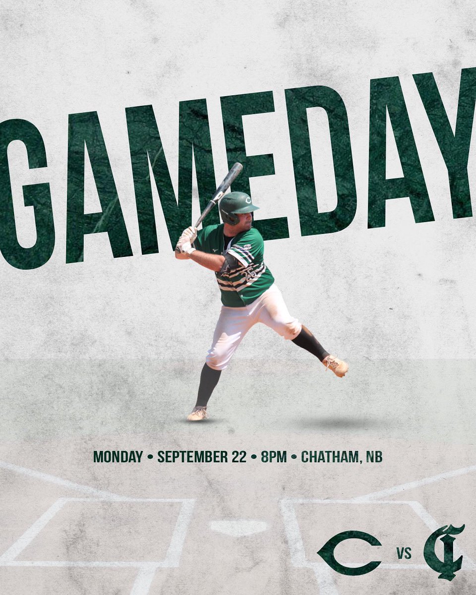 GAMEDAY!

The boys are off to Chatham looking to finish off the NBSBL finals tonight as we hold a 3-0 lead over the Ironmen.

Game time is 8pm.