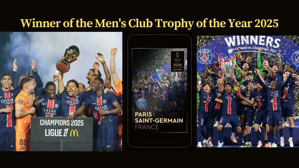 FIFAWorldCupNe2's tweet photo. 🚨 LIVE NOW 🚨

🏆 Men’s Club of the Year 2025 goes to #PSG at the Ballon d’Or ceremony in Paris! 🇫🇷✨

Here’s why PSG deserved it 👇

👉 Full highlights: https://t.co/xE63wP4oHd

#BallondOr2025 #WatchLive #FootballAwards #Soccer #GlobalFans #pedri #messi #dembele #bestclub https://t.co/xi9nYehbvS