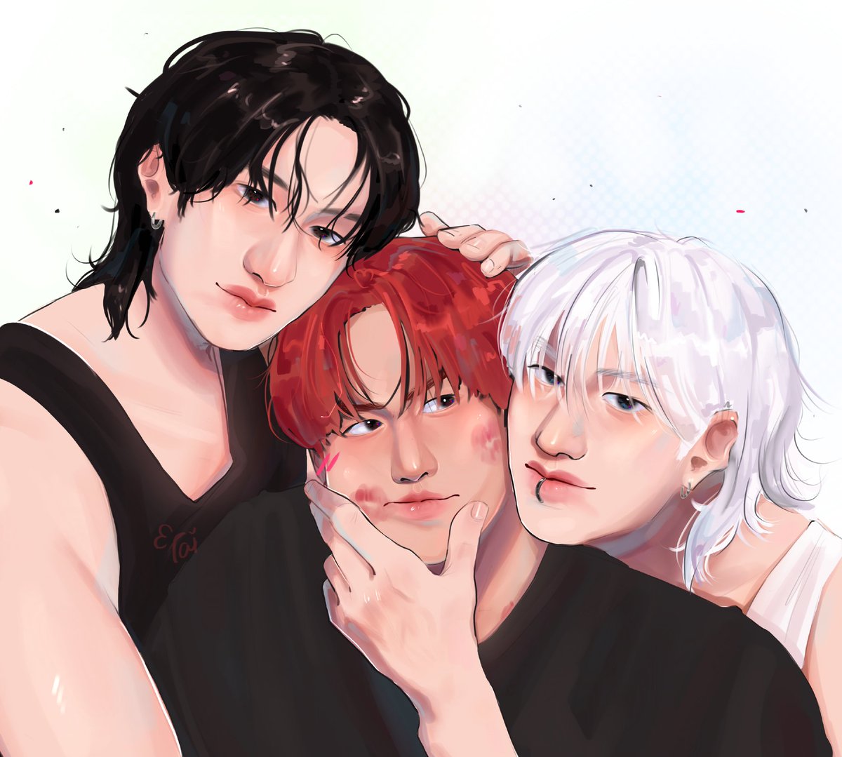 Long time no see, hh
That's my favorite taste of Oreo, Chan, Bin and Chris

🐺🐷🐰🐺#twochan #binchan