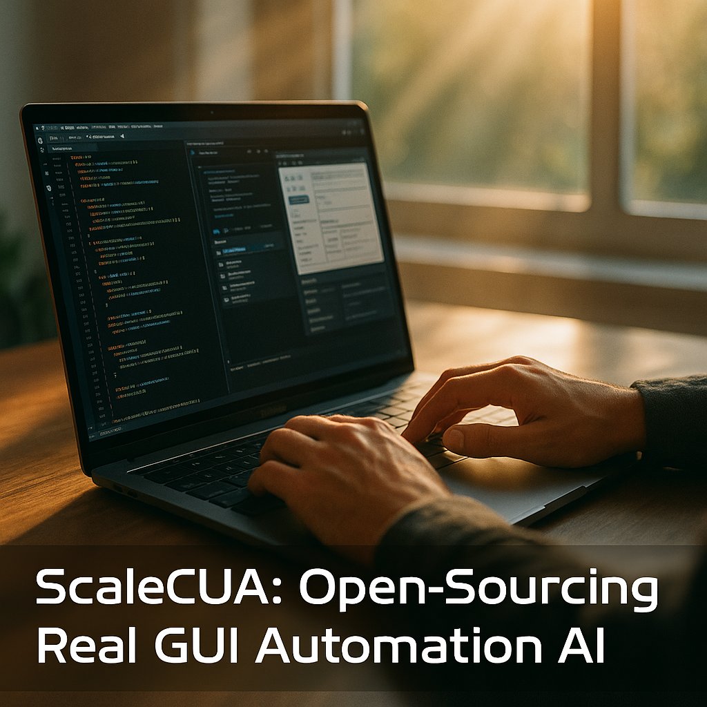 KryptonAi's tweet image. From #OpenGVLab, ScaleCUA is an open push to build #AI that can actually use computers across six operating systems and three task domains, using a dual loop where automated agents explore interfaces and human experts refine the best paths.

They are releasing the data, models,…
