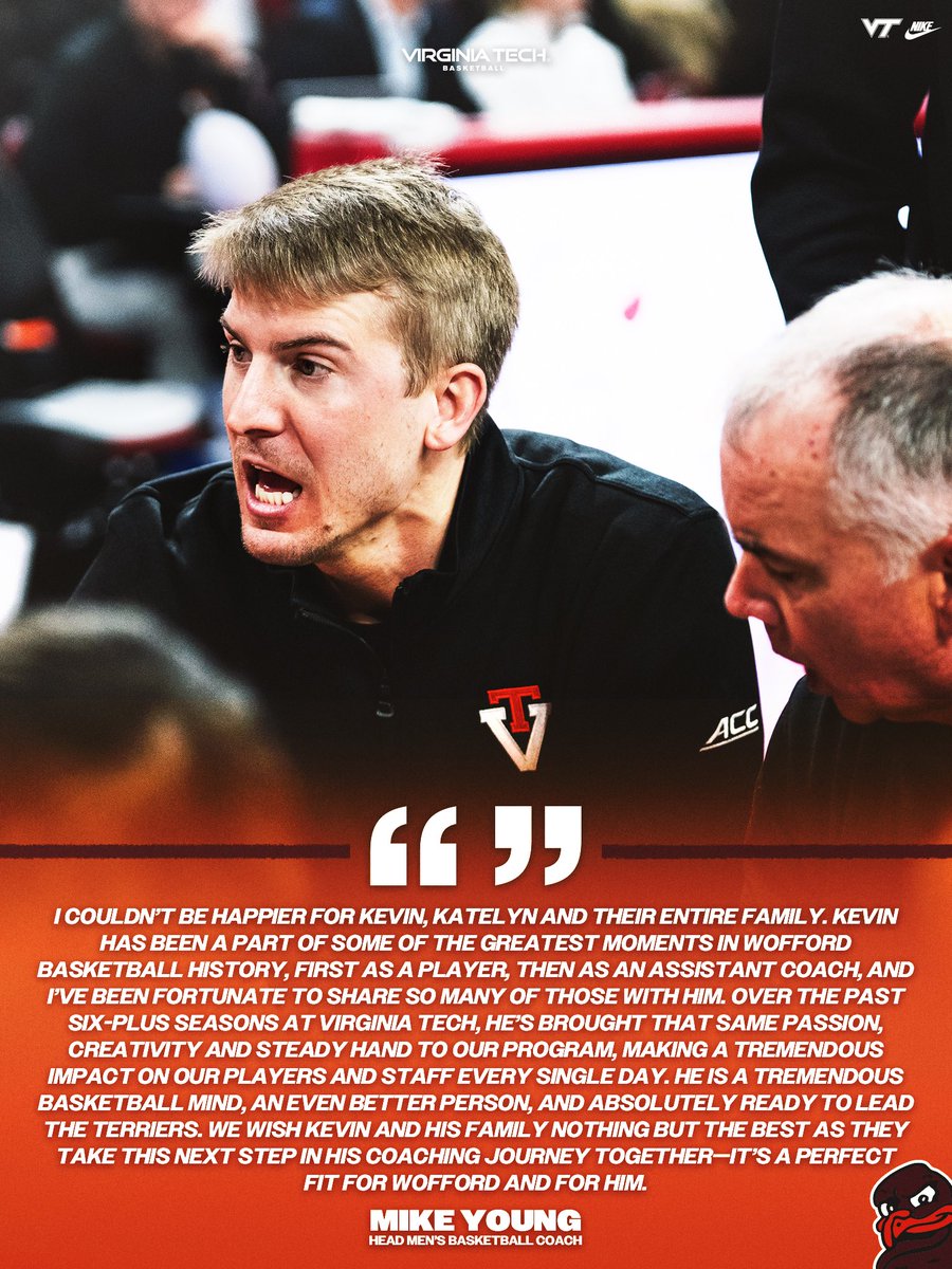 HokiesMBB's tweet photo. Ready for it 💯

Congrats @CoachGiltner 🦃🧡 https://t.co/jvOMpWAPfJ