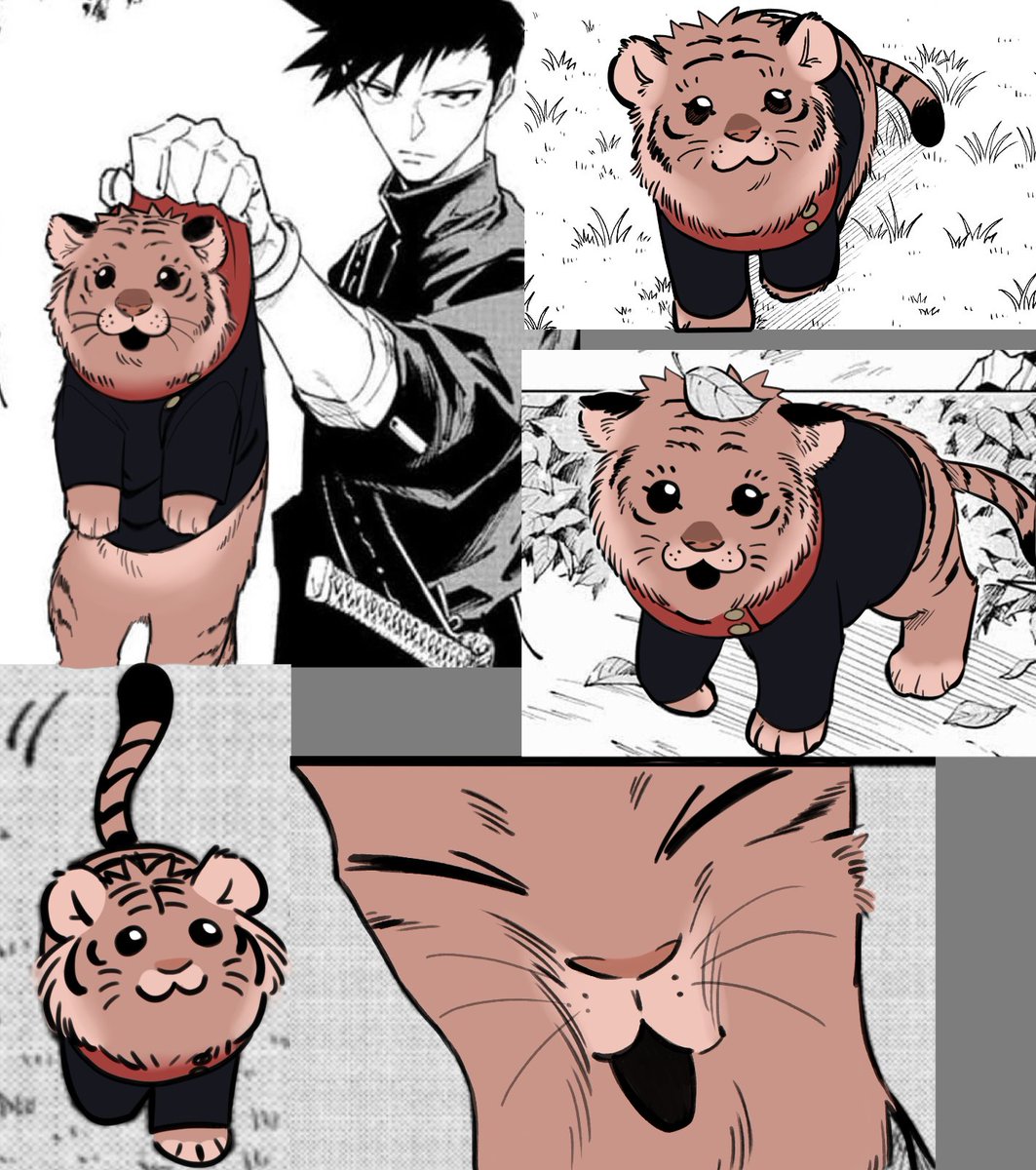 Golden__lol's tweet image. now that tiger is just yuji #JujutsuKaisen