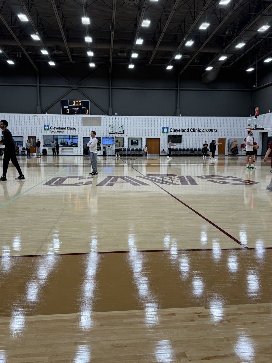 Great day catching <a href="/cavs/">Cleveland Cavaliers</a> workouts.
