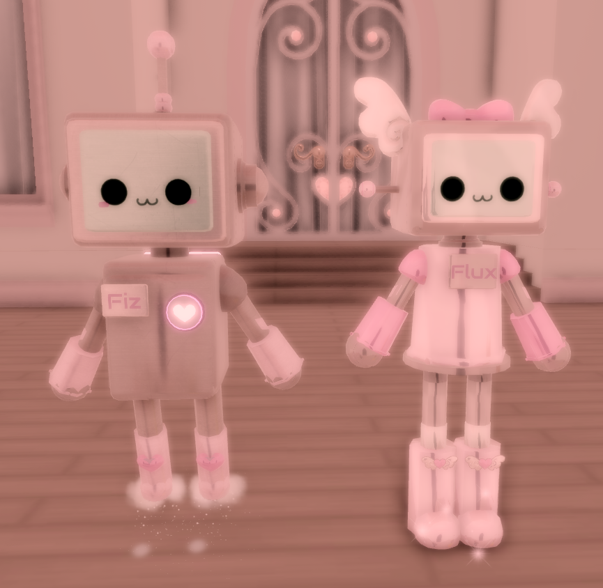Also while i have your attention, Meet Fiz and Flux🤖🩷

Robot build Concept was inspired by: Ar13n_4r1 on pinterest