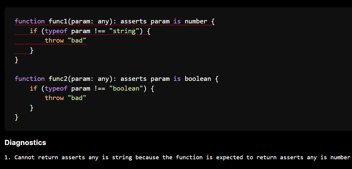 New post on implementing type narrowing in Ezno. It covers a background on what narrowing is, why it exists and how I implemented it.

(also may include some features not present in TSC)