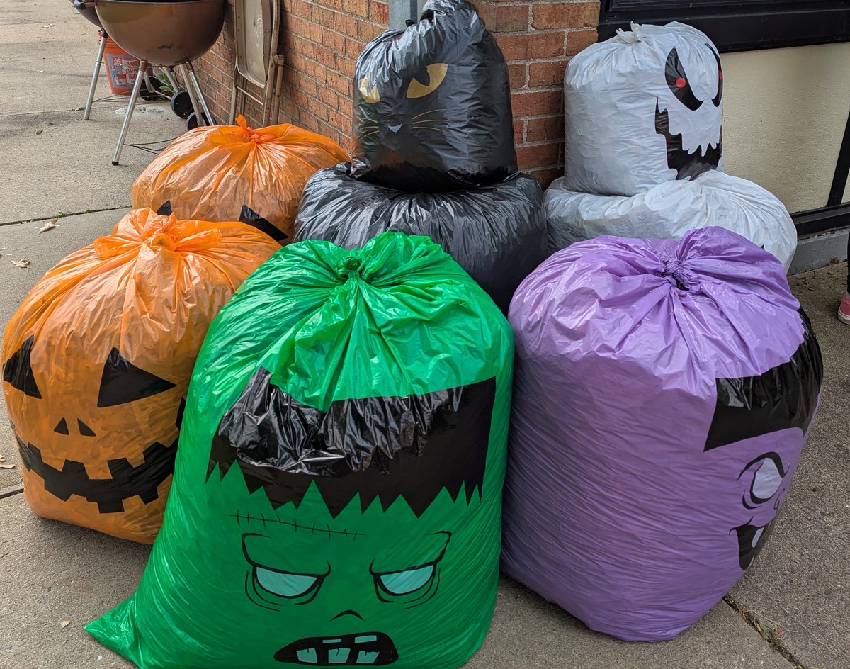 Mr. Aponte's Halloween helpers...someone tell him it's still September!! 🎃 #BearTavernPride