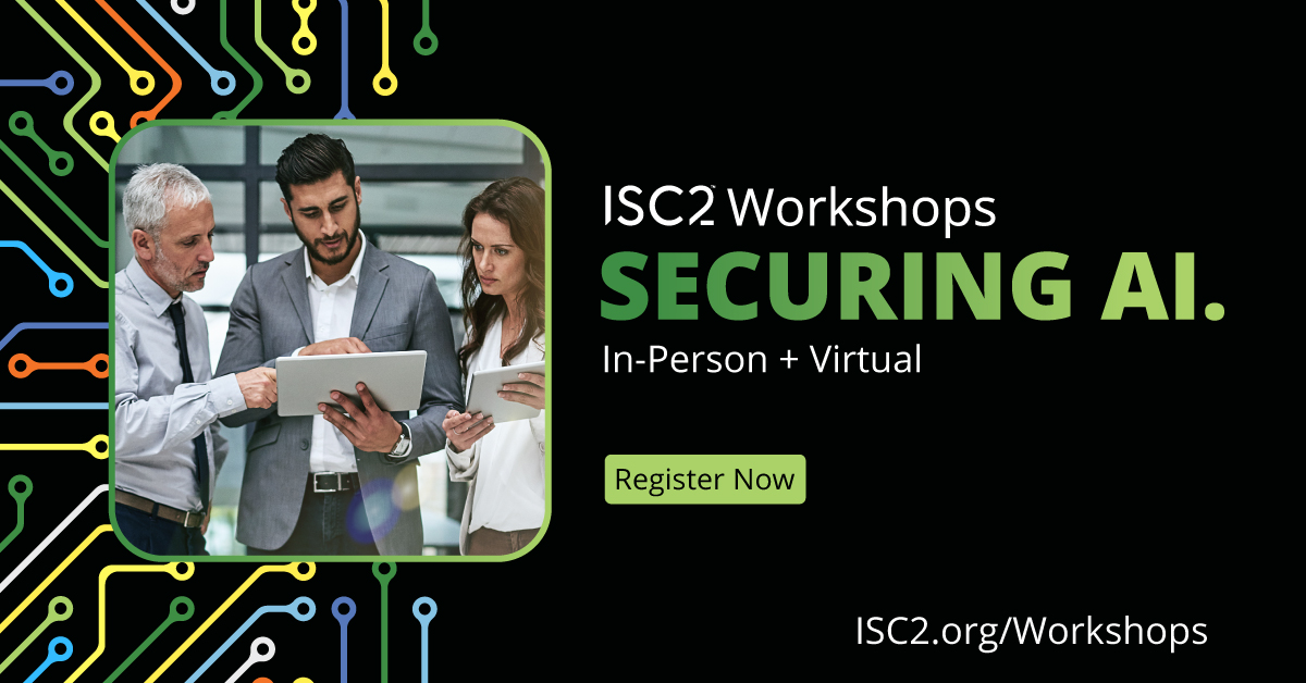 ISC2Events's tweet image. How do we protect AI as it reshapes cybersecurity? Join us virtually to explore AI security solutions and gain actionable insights!

Earn a digital badge and CPE credits: ow.ly/5zCf50WzFMA