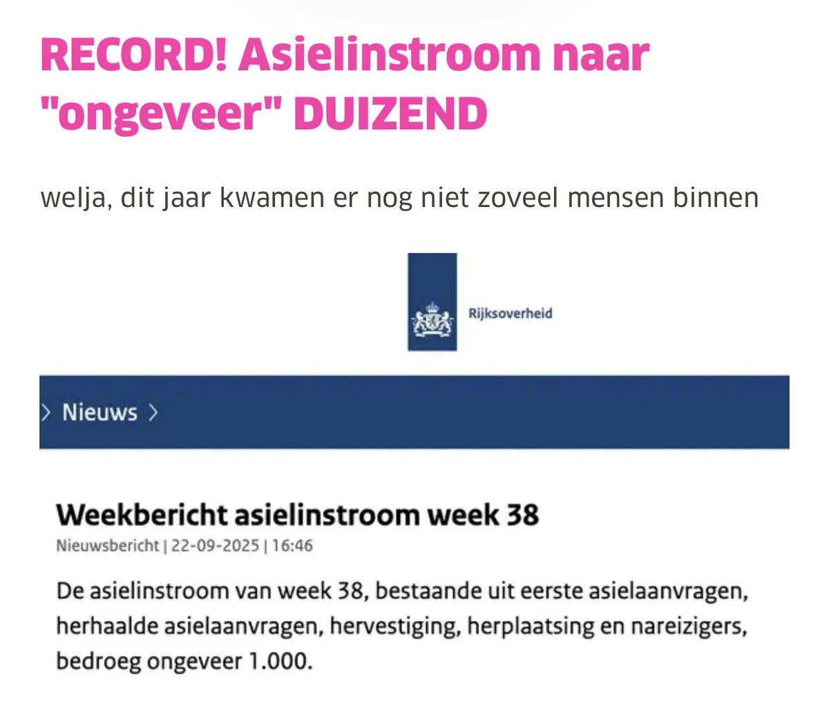 Daarom een totale #asielstop!

#StemPVV