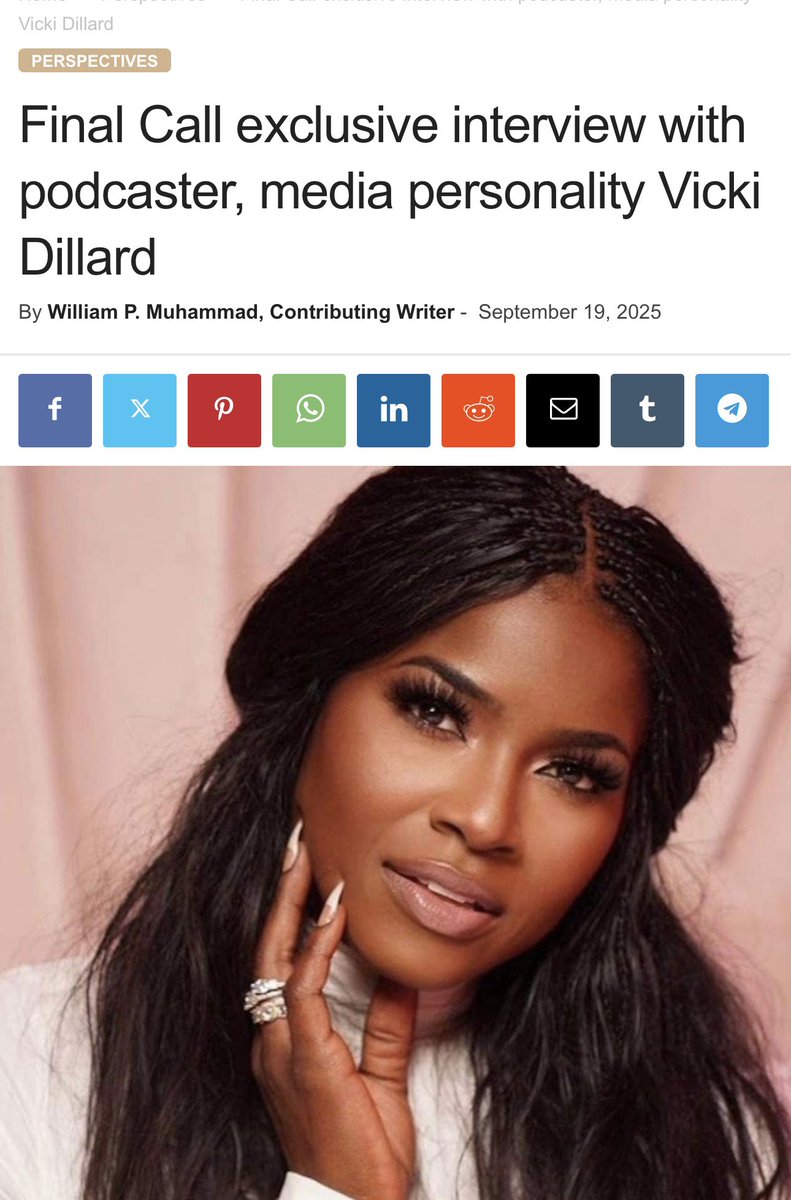 DillardVicki's tweet photo. So excited❗️ 💃🏿 Check out my #FinalCallNewspaper EXCLUSIVE here: https://t.co/3Otl29UhJZ https://t.co/ai0Baj5ioA