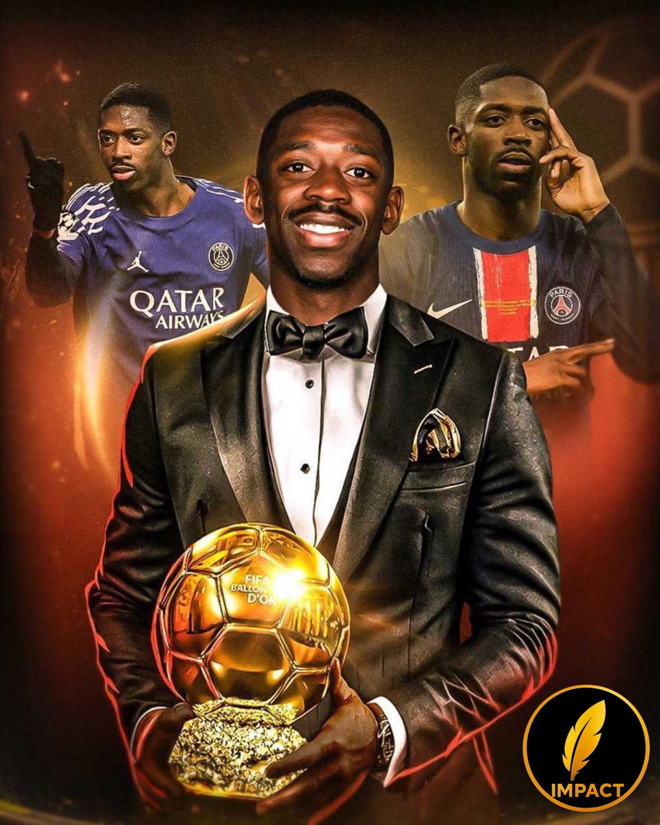 ImpactMediaFR's tweet image. 🚨🇫🇷🌕 ALERTE GÉNÉRALE ! 

OUSMANE DEMBÉLÉ REMPORTE LE #BALLONDOR 2025 ! 👏