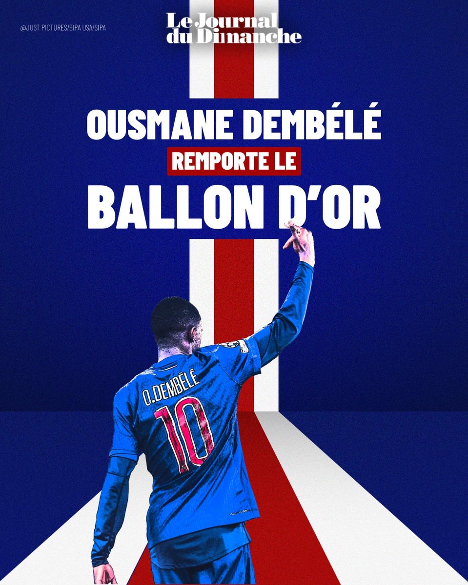 🏆 Ousmane Dembélé remporte le Ballon d’Or