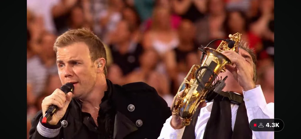 A Million Love Songs……..That Sax solo!! ❤️❤️ <a href="/takethat/">Take That</a>  <a href="/GaryBarlow/">Gary Barlow</a>