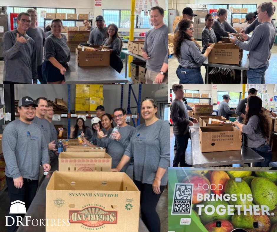 Our DRFortress team volunteered at Hawai‘i Foodbank 🌺 1 in 3 households in Hawai‘i face hunger, incl. 80,000 keiki + many kūpuna. Every $10 = 20+ meals. Donate/volunteer: hawaiifoodbank.org 💙
#DRFortress #DiversePaths #HawaiiFoodBank