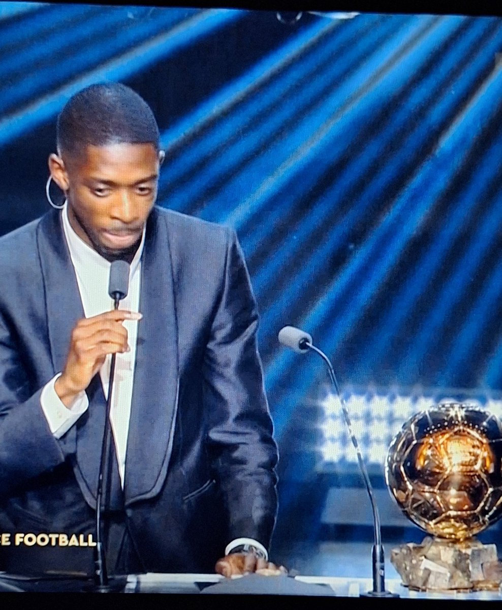 MAS QUE MERECIDO!!! 
OUSMANE DEMBÉLÉ GANADOR DEL BALÓN DE ORO