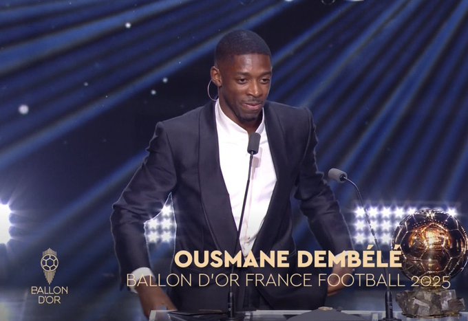 Así hemos contado cómo Aitana Bonmatí ha ganado su tercer Balón de Oro consecutivo y Dembélé el primero