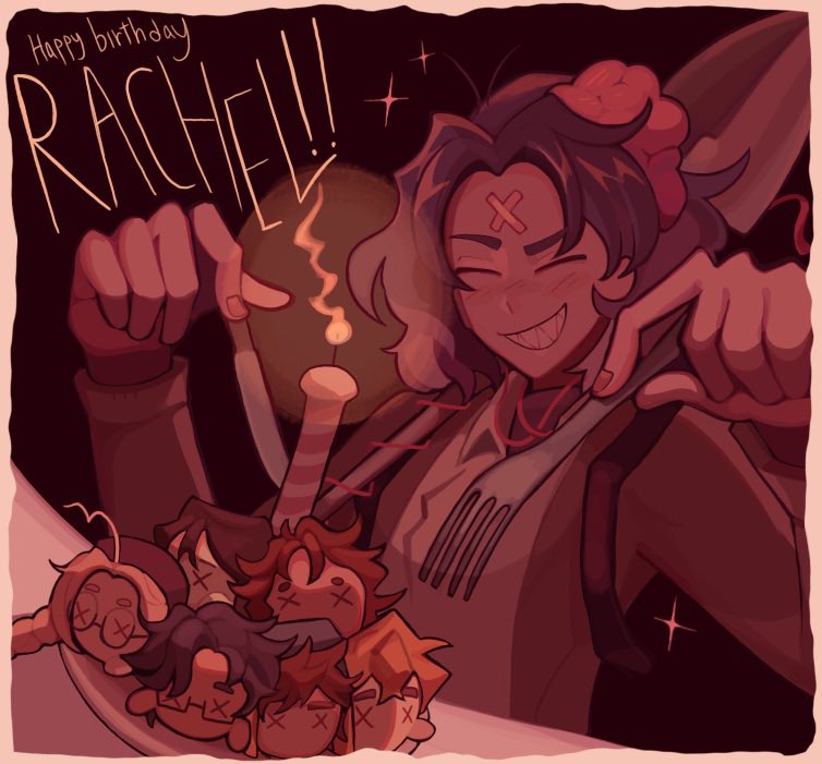 🪦This is a bit late and rushed but oh well🎉 HAPPY BIRTHDAY <a href="/hankatun0921/">RachelDrawsThis 🍉</a> !!