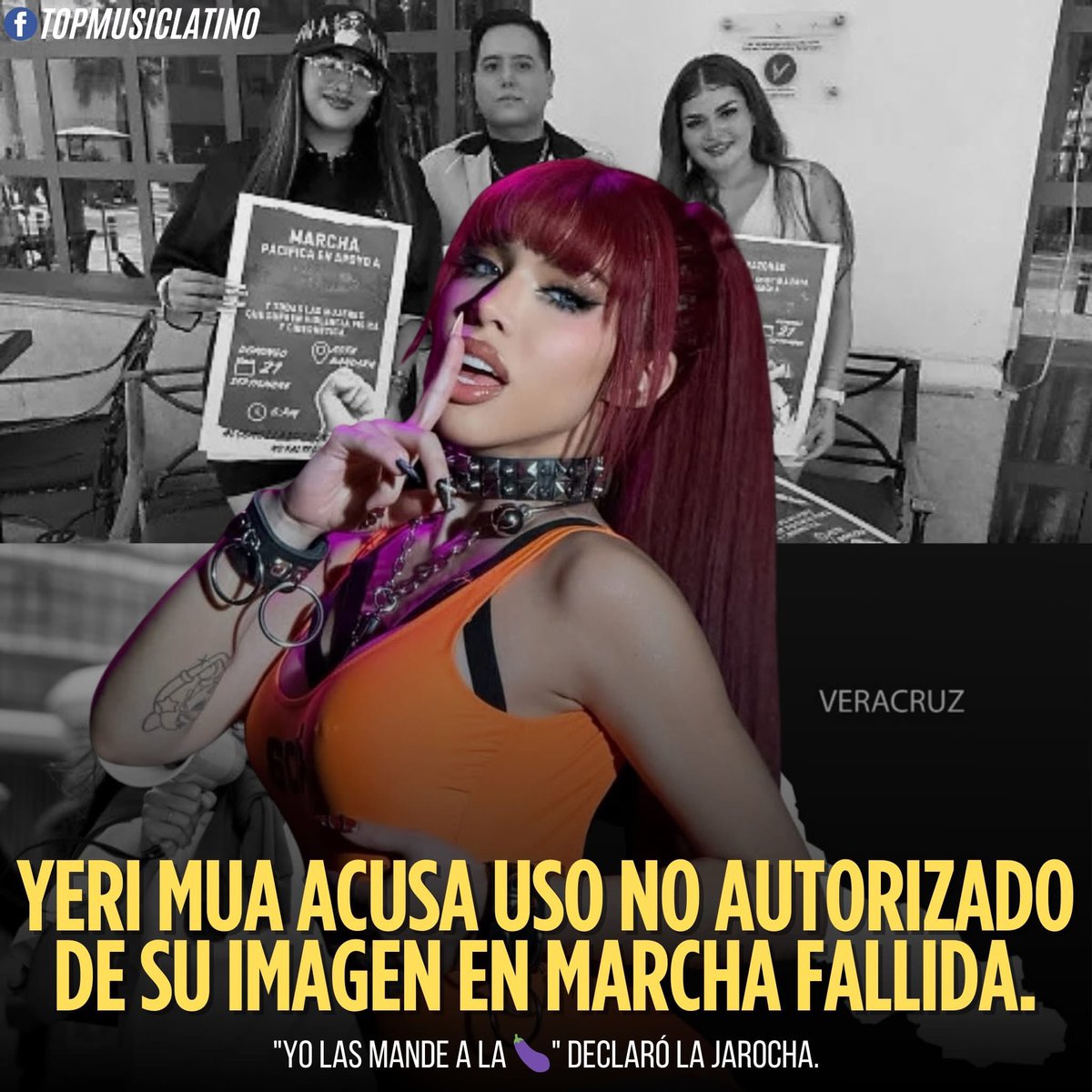 🚨Yeri Mua  aclaró a través de sus redes que no organizó ni apoya la marcha contra el ciber4c0s* convocada en su nombre el pasado 21 de septiembre de 2025. Según explicó, su imagen está siendo utilizada sin autorización por personas que buscan hacerse publicidad a su costa.