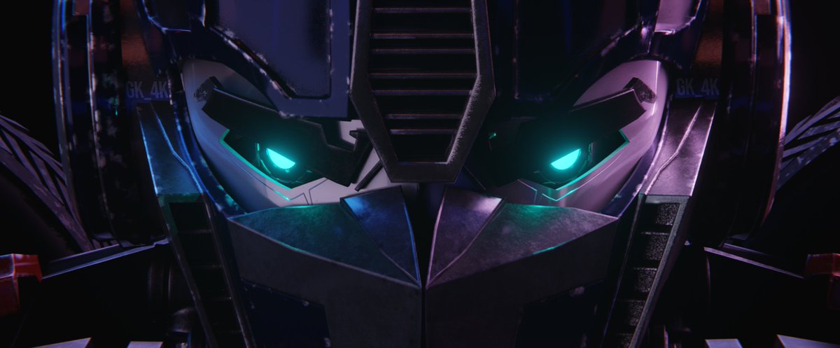 You're telling me Megatron sees this stare and fights anyway?! it must be those blue eyes #transformers #3dart #tfp