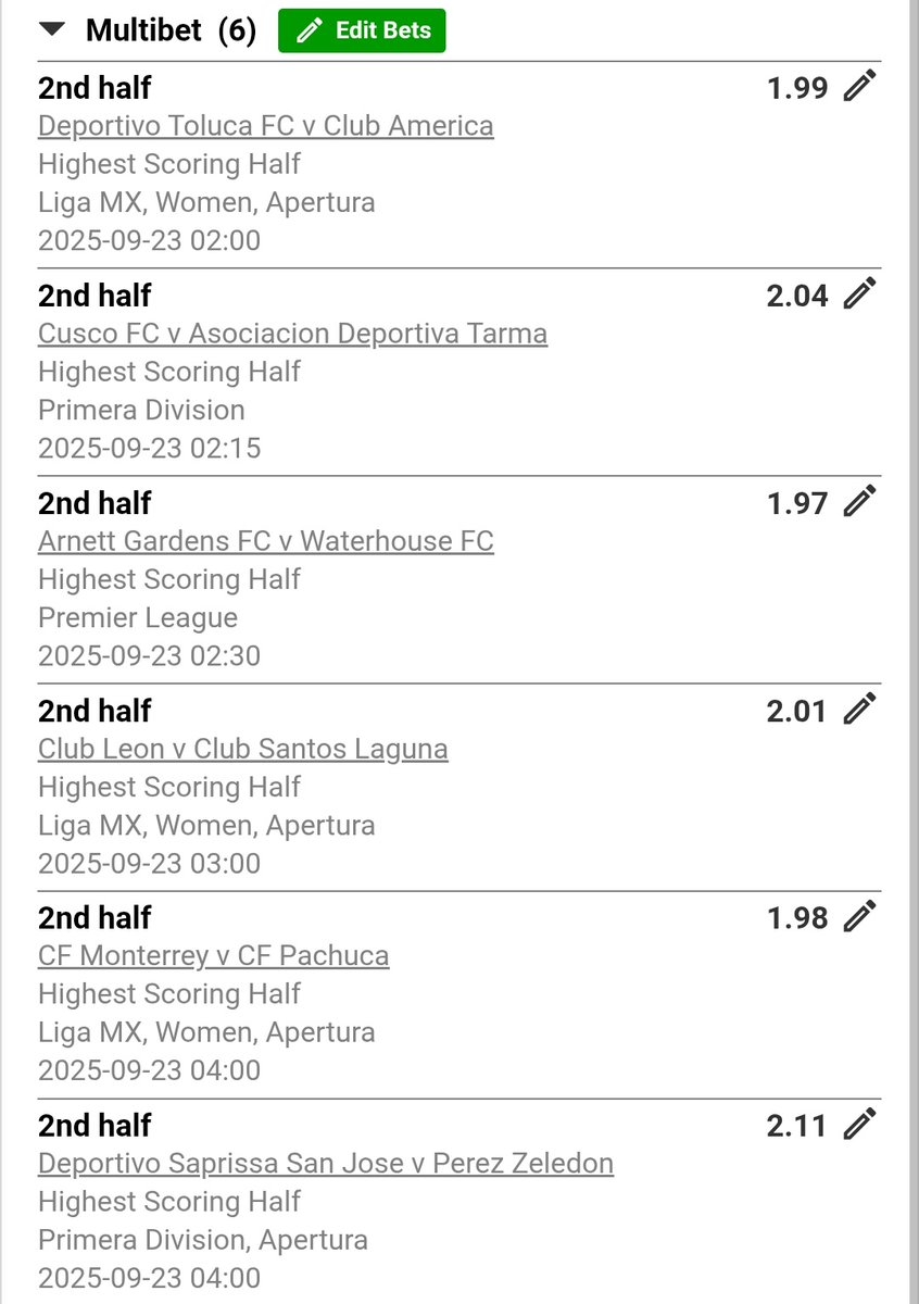 HIGHEST SCORING HALF🔥BW136BB894 betway.co.za/bookabet/BW136…