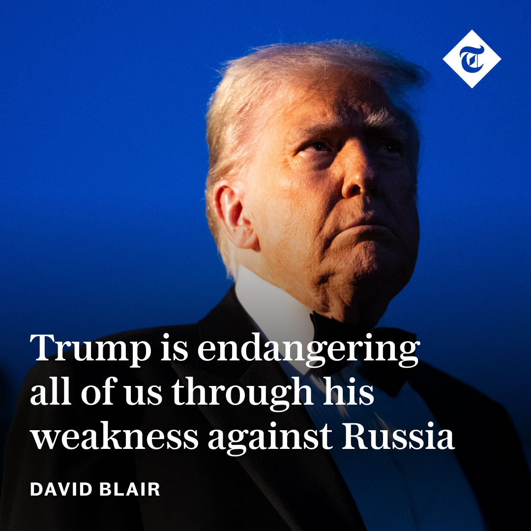 🇺🇸 '[Trump] does not believe in alliances and he revels in being unpredictable' | Writes David Blair

Read more ⬇️

telegraph.co.uk/news/2025/09/2…