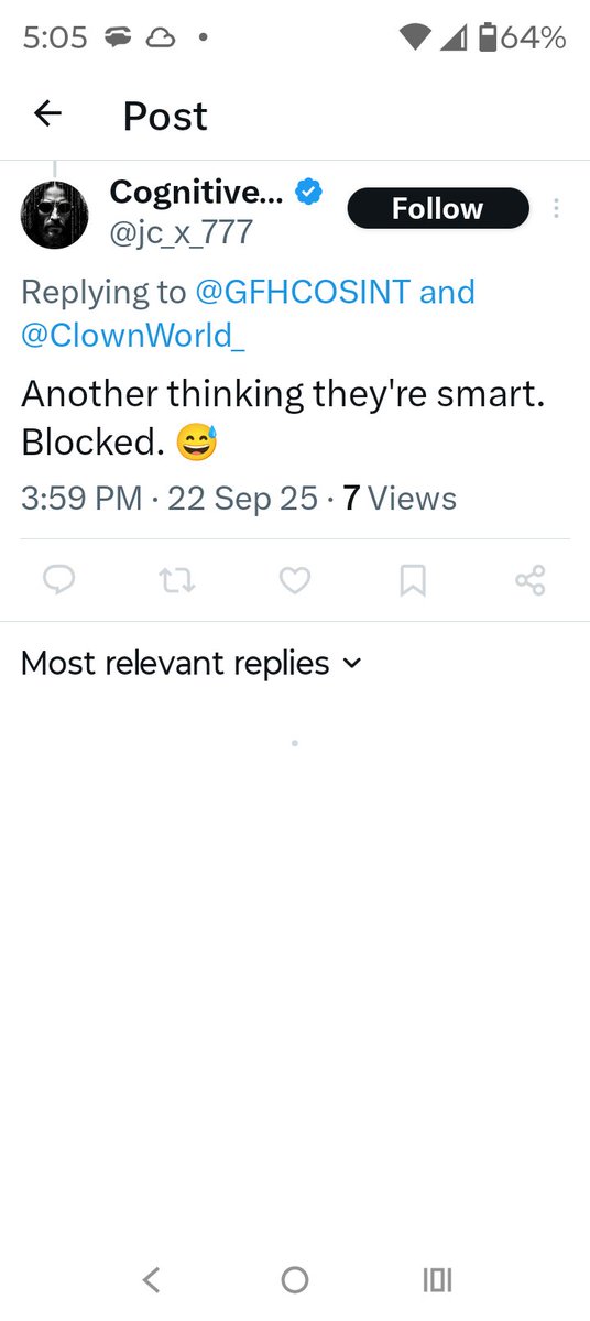 GFHCOSINT's tweet image. I&apos;m better than you and you know it.