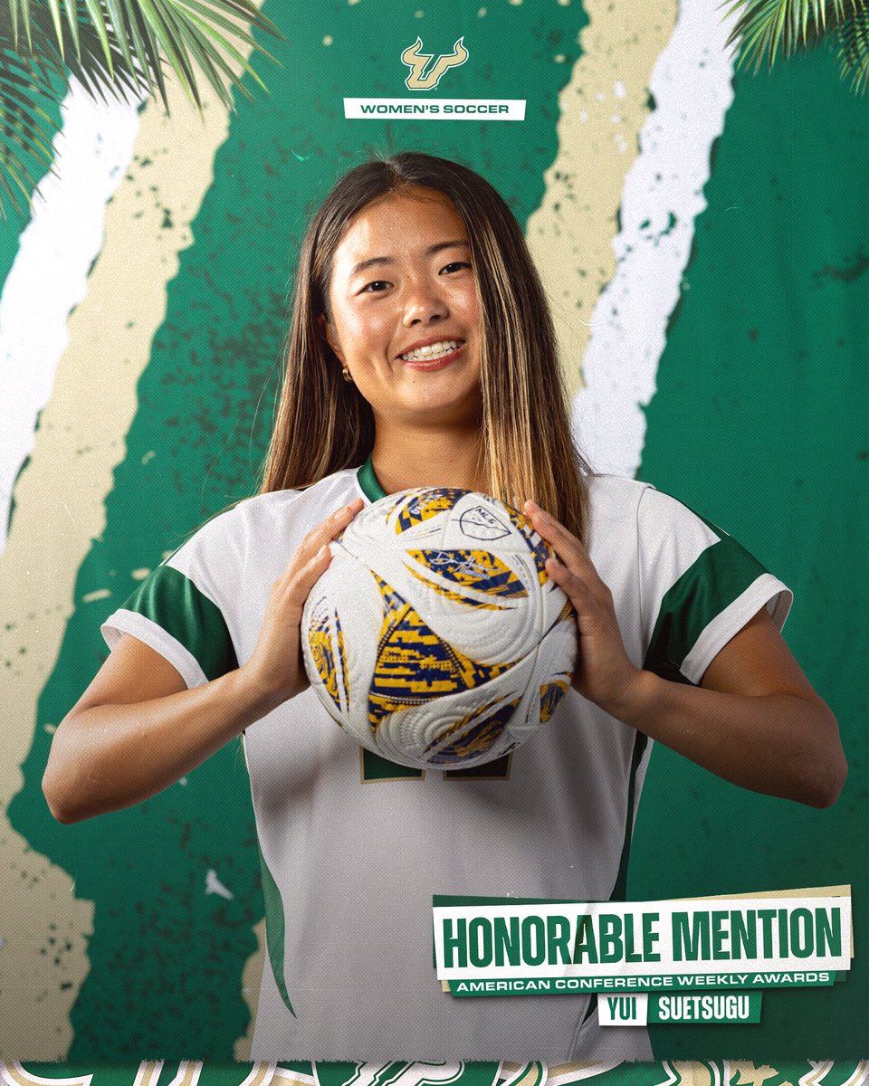 Congratulations, Gaby Rourke, on being named the American Conference Goalkeeper of the week!

Gentiana and Yui landed on the honorable mention list.

More details: gobulls.co/4mxofmx