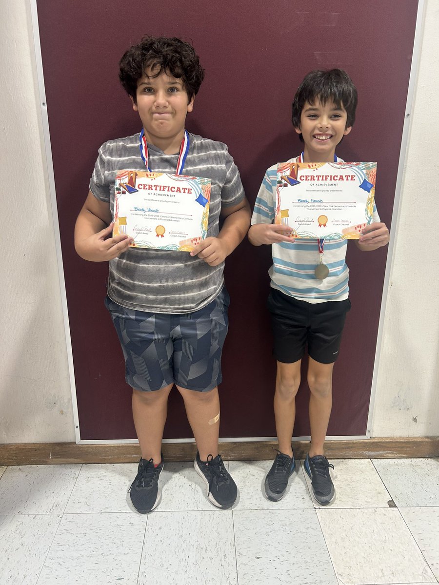 jreed_PEcoach's tweet photo. Congrats to the winning teams of the 2025 CFE PE Cornhole Tournament! #CFEProud #4thand5thgrade #clubmonday #LockedonExcellence https://t.co/CTi9v0jChB