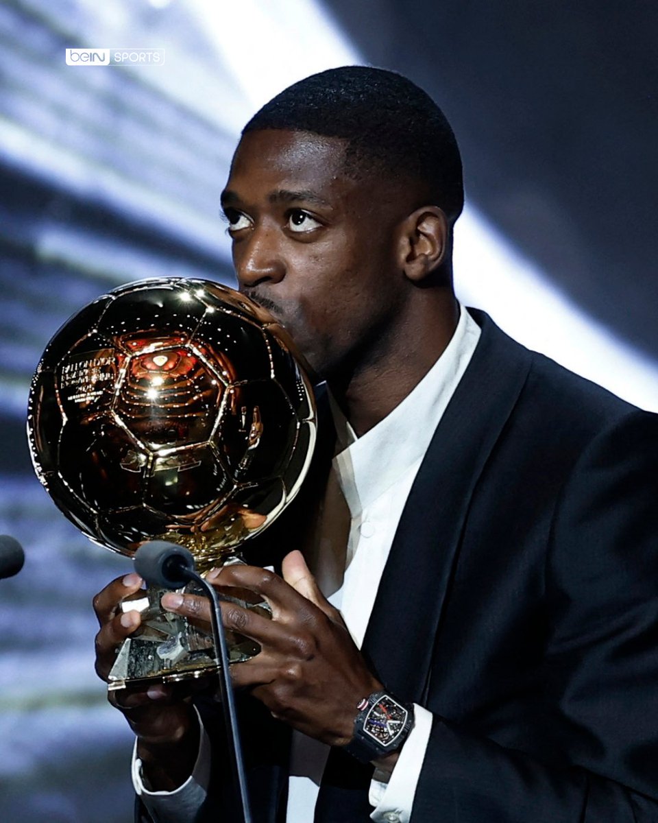 beinsports_FR's tweet image. 🏆 Et Ousmane Ballon d'Or ! 🎶

#BallonDor