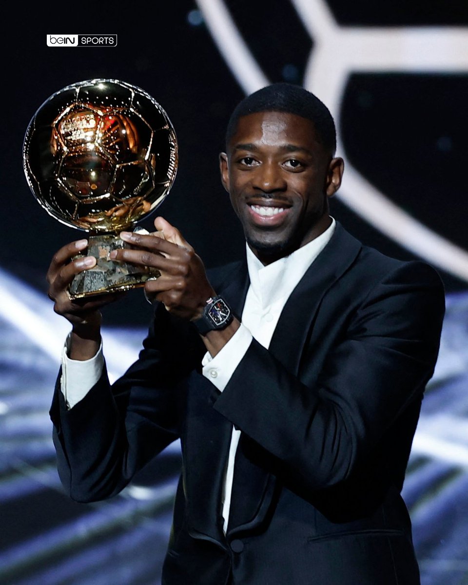 beinsports_FR's tweet image. 🏆 Et Ousmane Ballon d'Or ! 🎶

#BallonDor