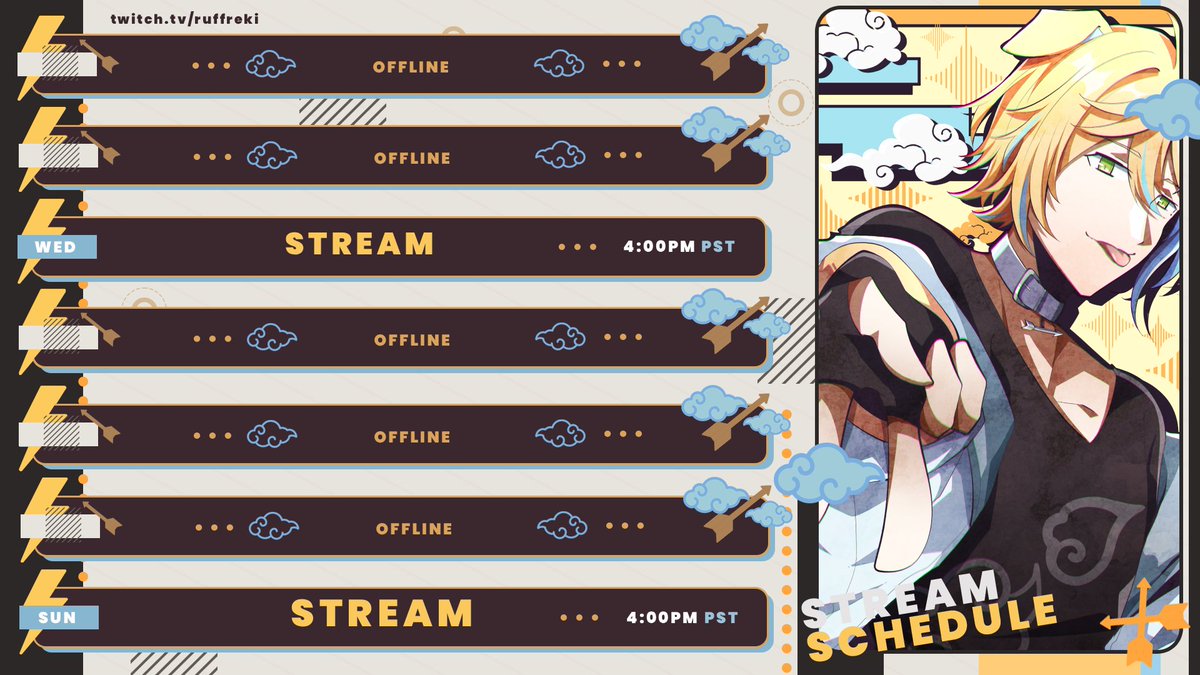 RuffReki's tweet image. Stream Schedule 9/22-9/29

Glad to be back, going to be trying a few different things just to see what works