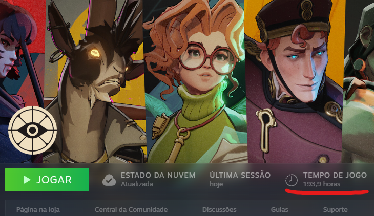 erm... to com quase 200 horas nessa porra