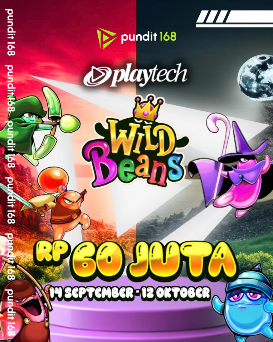pundit168's tweet image. Pundit168 X Playtech - Wild Beans Cashdrop

🎁 Hadiah sebesar Rp 60,000,000
Yuk main sekarang !

🚀 Promo berlangsung mulai 14 Sep - 12 Okt 2025. Total hadiah Rp 60,000,000 untuk seluruh pemain yang beruntung.

#promo #eksklusif #bonuspundit168 #pundit168 #pundit168gacor