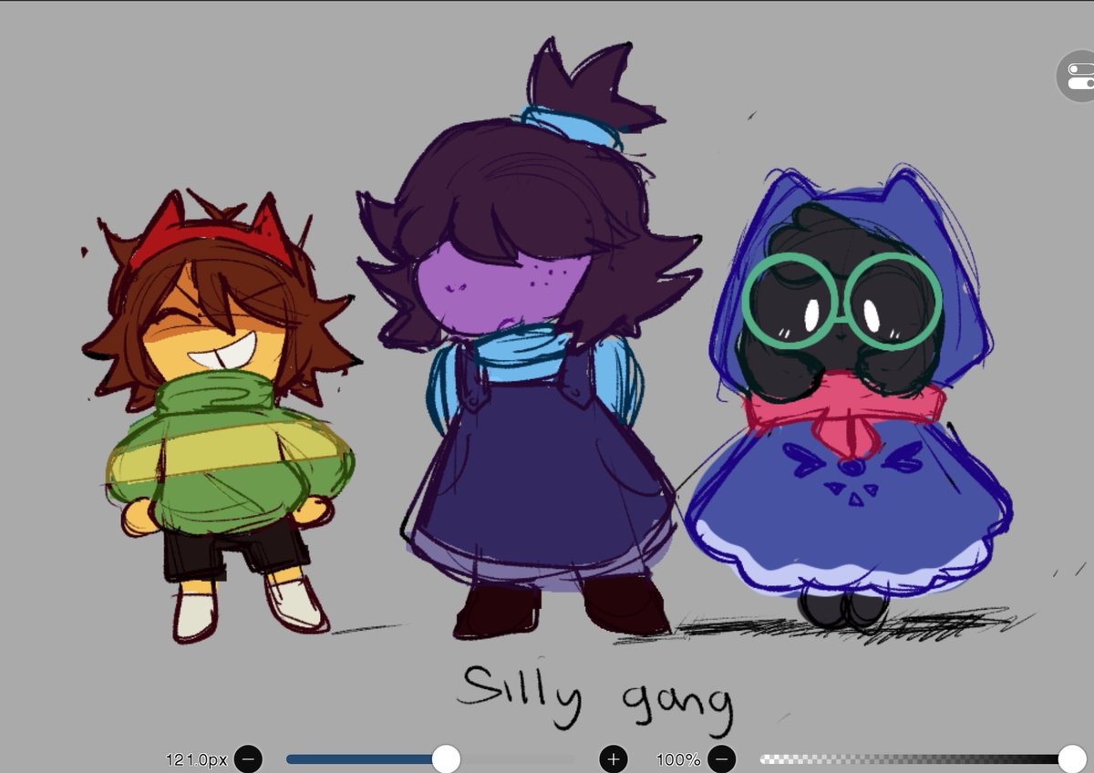 Kiddos,, just an excuse to try and draw younger Ralsei 🥹