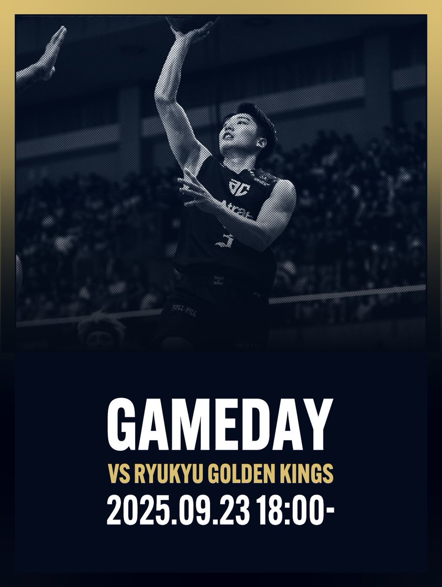 【GAME DAY】 
ISLAND GAMES 2025
vs #琉球ゴールデンキングス
9月23日(火・祝) 18:00 TIPOFF  
会場：沖縄サントリーアリーナ

LIVE配信：basketball.mb.softbank.jp/lives/108734?u…
初対戦となる強豪・琉球との一戦。
プレシーズンゲーム2連覇を目指して、まずはGAME1を制しましょう！
#アルティーリ千葉