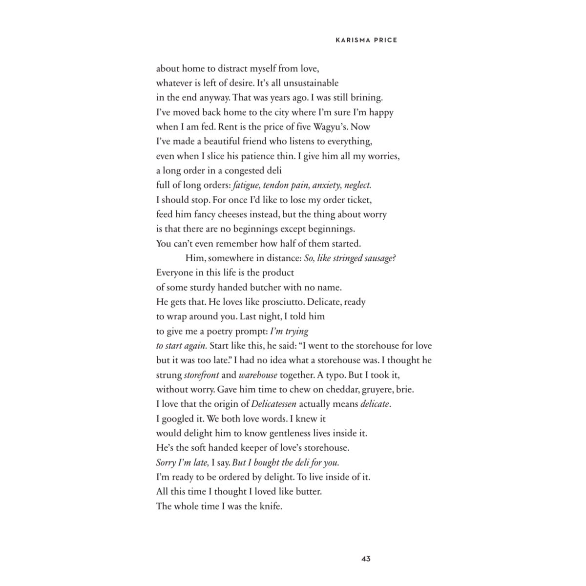 itsKayPrice's tweet image. New poem in @Harvard_Review