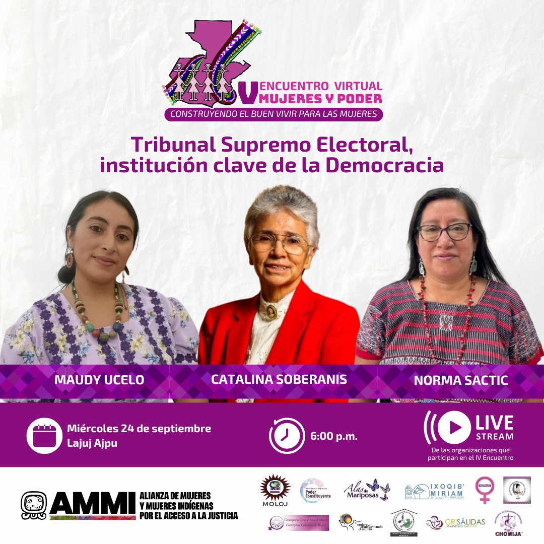 📍V Encuentro Mujeres y Poder. Construyendo el #BuenVivir para las mujeres
📌Foro III: TSE, Institución clave de la Democracia

📆Fecha: Miércoles 24 de septiembre de 2025
🕕Hora: 18:00 horas
➡️Sigue la transmisión en vivo por nuestras redes sociales
