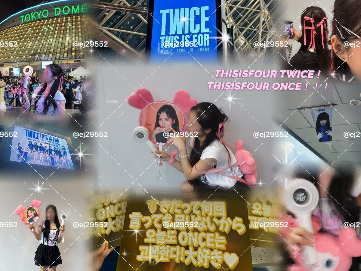 ej29552's tweet photo. #TWICE_THISISFOR_WORLD_TOUR_IN_JAPAN #TWICE #THISISFOUR
.*・゚⟡.·*.+゚⋆✴︎˚。⋆☆꙳✴︎⧾·⬞✩.*˚⋆꙳✮⟡.·*.⁖✦ ˖ ⊹ 。
LIVEの時にみんなでコーデ合わせて参戦するの超可愛くてスキ❕
素敵なお友達に出会わせてくれたももちゃんとTWICEに大感謝❕❕💞
@momo__natm @lovelymochan https://t.co/PHJhDH0FPW