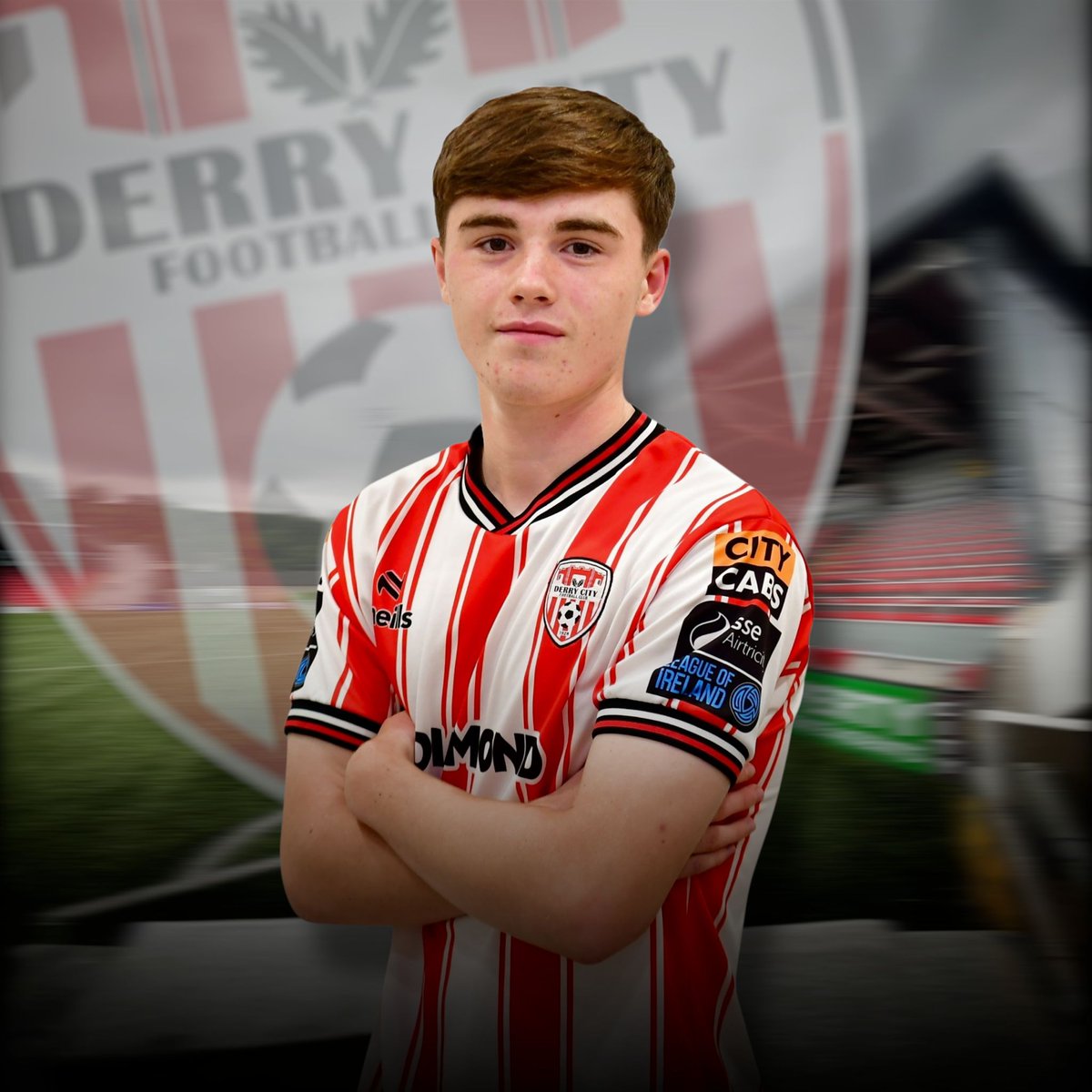 International Candystripes ☘️ Well done to Jamie O’Donnell who played for Ireland U16s in a 1-0 win over Poland today.

Good luck to Jay McCafferty &amp; Darryl Meenan as both have been chosen to represent the NI U16 squad in the Four Nations Tournament.