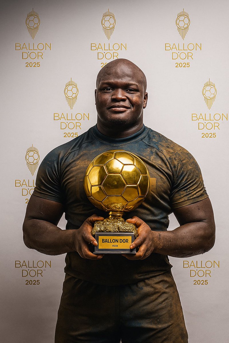 Congratulations <a href="/muhatibob/">Bob Muhati</a> for winning the #BalloDor without kicking a single football. Proof that muscles can dribble past destiny. Messi scored goals, Ronaldo broke records, Muhati just showed up. I know my GOAT 🐐 🐐