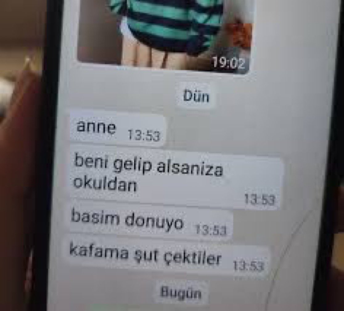 Anne beni gelip alsaniza😟………