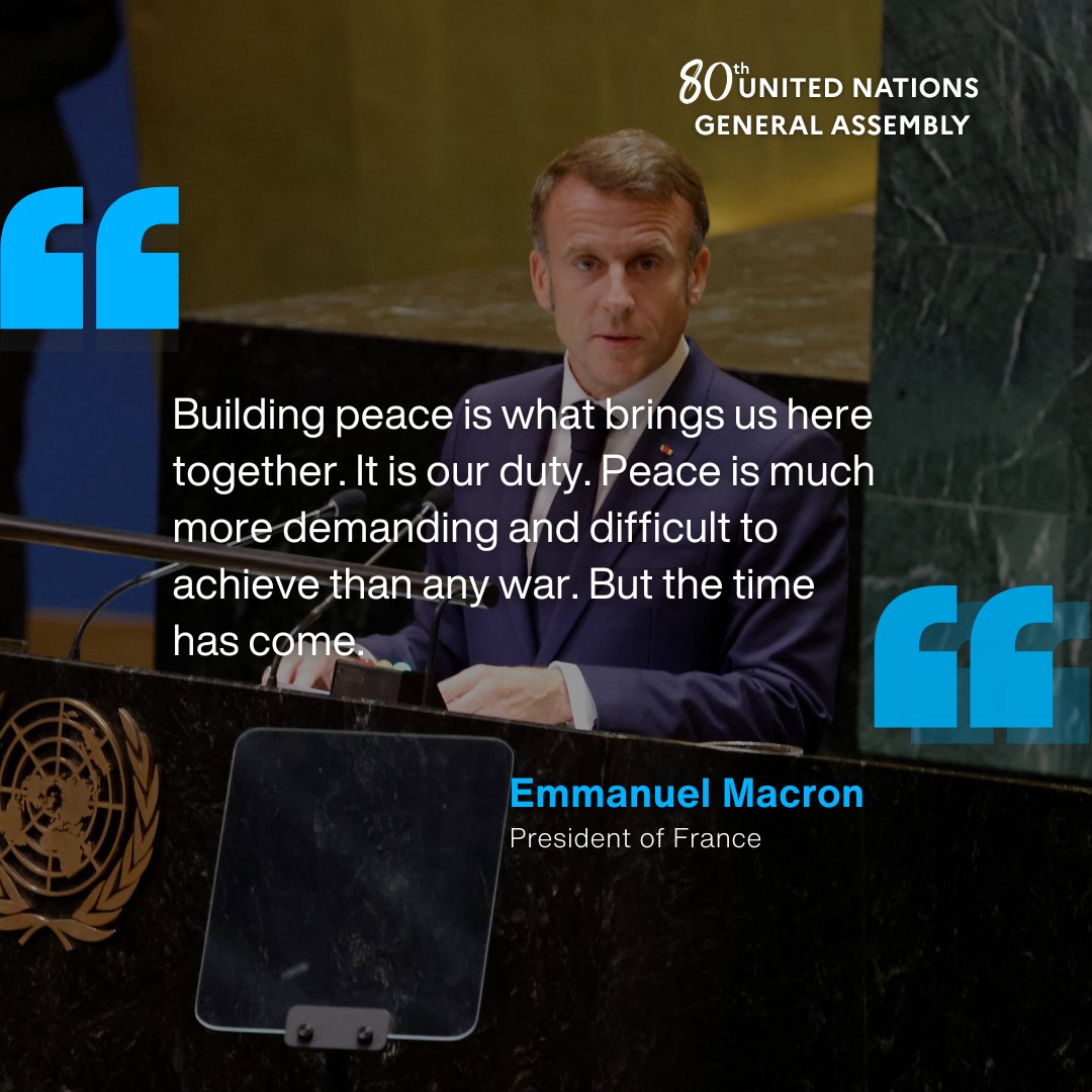 From 🇫🇷 President <a href="/EmmanuelMacron/">Emmanuel Macron</a>.