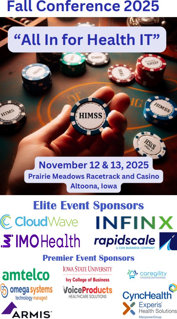 IowaHIMSS tweet picture