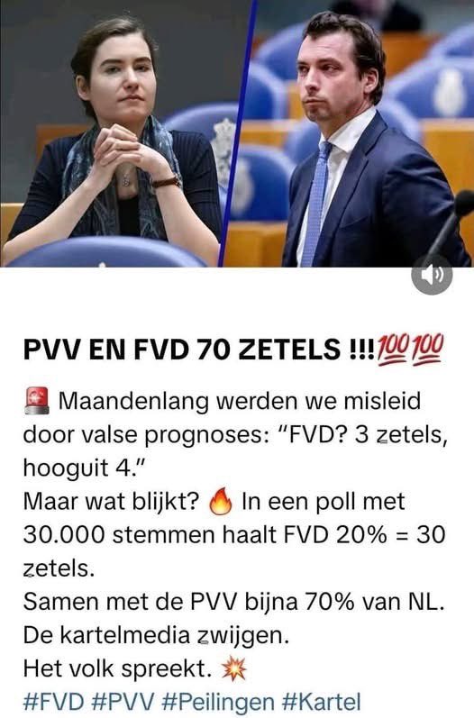 Dit laten ze niet zien de media maar de mensen zijn niet achterlijk…..

<a href="/fvdemocratie/">Forum voor Democratie</a> 
STEM FVD

<a href="/burgercomiteeu/">Burgercomité-EU</a> 
<a href="/springfield1952/">Stephan (1)</a> 
<a href="/PeterMiltenburg/">Peter Miltenburg 🇾🇪</a> 
<a href="/MarcusPluijm/">Marcus Pluijm 🏛 🚜 ☢️ 🇮🇱 📵</a> 
<a href="/annemariehaast1/">Annemarie Haast</a> 
<a href="/MarjanBergen/">Marjan Bergen</a> 
<a href="/lidewij_devos/">Lidewij de Vos</a> 
<a href="/GideonvMeijeren/">Gideon van Meijeren</a> 
<a href="/PvanHouwelingen/">Pepijn van Houwelingen</a> 
<a href="/thierrybaudet/">Thierry Baudet</a>