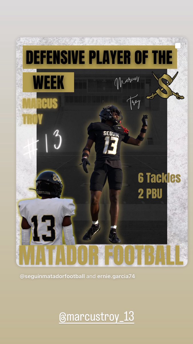 Kid can cover and tackle‼️ Was our Defensive Player of the week for us this past week‼️