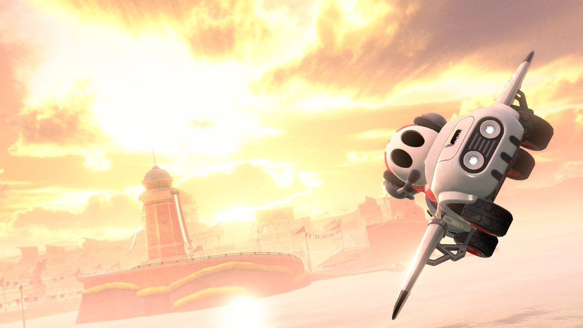 Flying in the sunset #MarioKartWorld #NintendoSwitch2