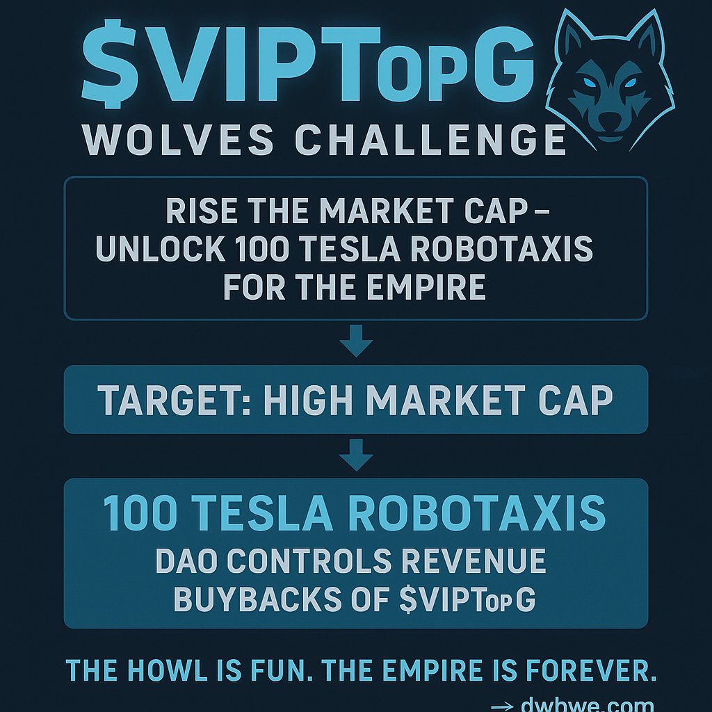DeltaWolvesNFT's tweet image. The pack started with DeltaWolves 🐺
Now the Empire grows: $VIPTopG → $BETTER.
VIP Wolves = DAO Rulers
DAO Rulers = Empire Builders
The howl is fun. The Empire is forever #Solana #pumpfuncoins
👉👇
pump.fun/coin/BqLpr1zhm…