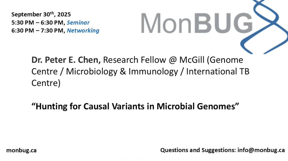 MonBUG (MTL Bioinformatics Users Group) tweet media