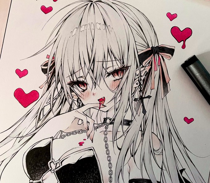 おはうる〜!🌥️(アナログ色紙wip) 