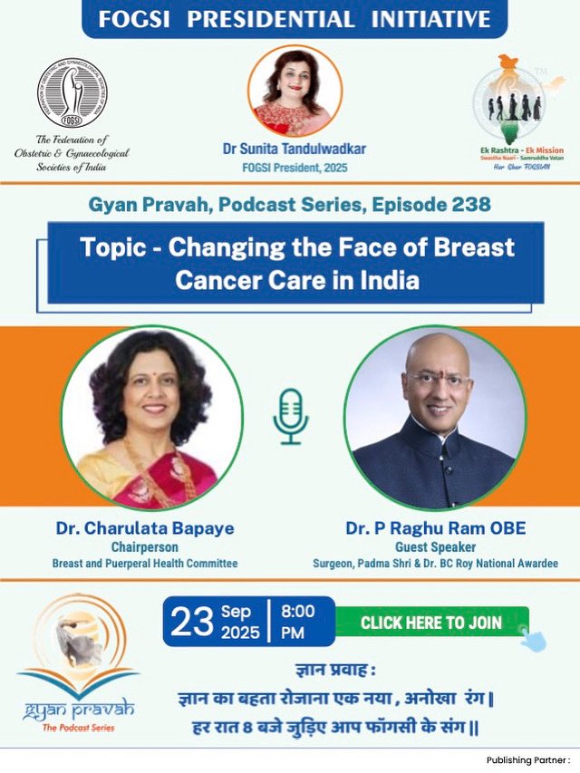 "*Gyan Pravah*"(Stream of Knowledge") is a podcast series championed by the President <a href="/fogsiofficial/">FOGSI</a> (Federation of Obstetric &amp; Gynecological Societies of India), which has been providing enriching content to <a href="/fogsiofficial/">FOGSI</a> members, Medical fraternity and the Community at large.
