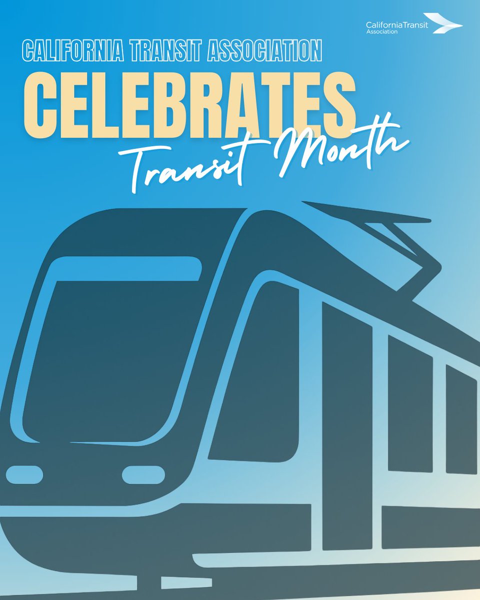 CalTransit's tweet image. Transit Month is almost over! At the end of the week, we will be sharing free and discounted ride programs available across California. Stay connected to learn more and take advantage of these opportunities.

#connectingus #transitmonth